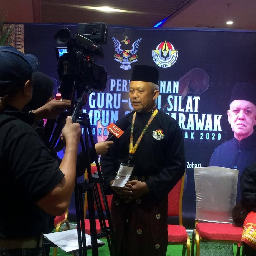 Tokoh silat ditemubual media dalam program persilatan